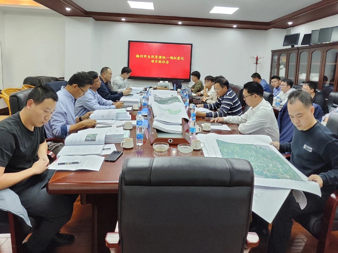 赞！j9数字站测绘自然资源统一确权挂号项目顺遂通过验收